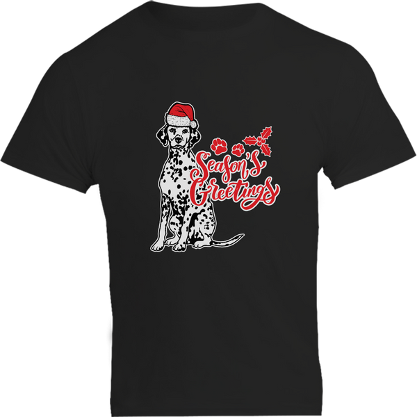 Dalmatian Season's Greetings - Unisex Tee