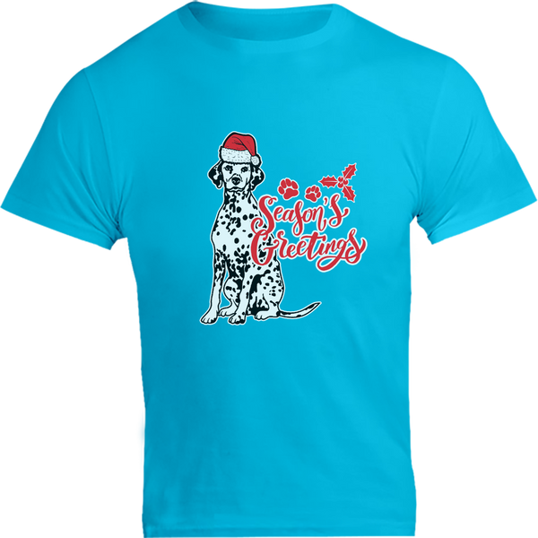 Dalmatian Season's Greetings - Unisex Tee