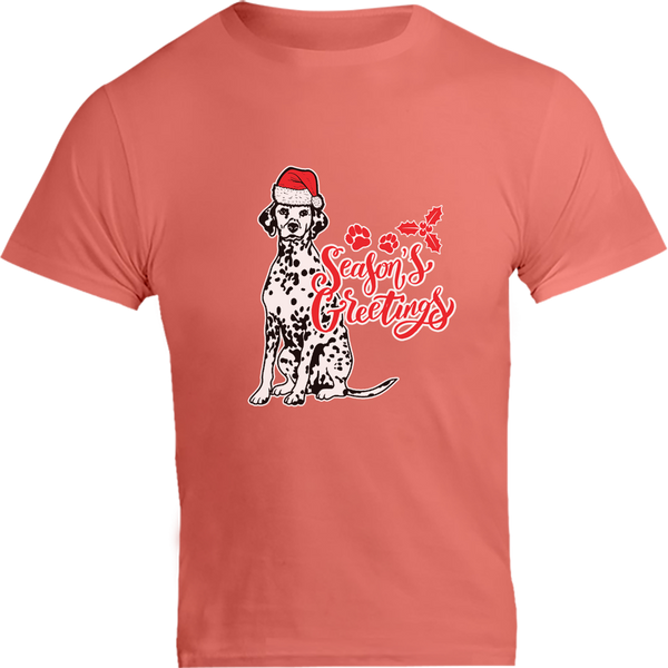 Dalmatian Season's Greetings - Unisex Tee