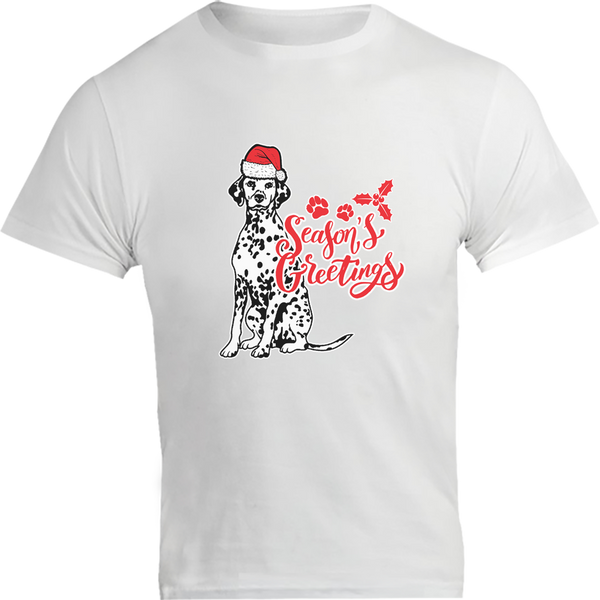 Dalmatian Season's Greetings - Unisex Tee