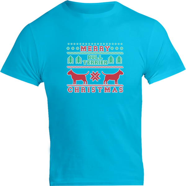 Merry Bull Terrier Christmas - Unisex Tee