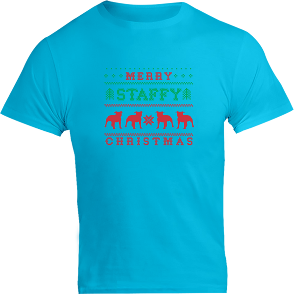 Merry Staffy Christmas - Unisex Tee