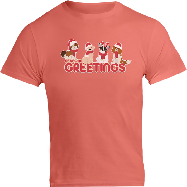 Season's Greetings Dogs - Unisex Tee