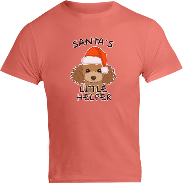 Santa's Little Helper Poodle - Unisex Tee