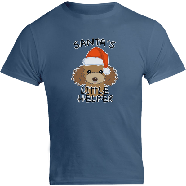 Santa's Little Helper Poodle - Unisex Tee