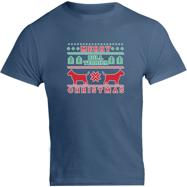 Merry Bull Terrier Christmas - Unisex Tee