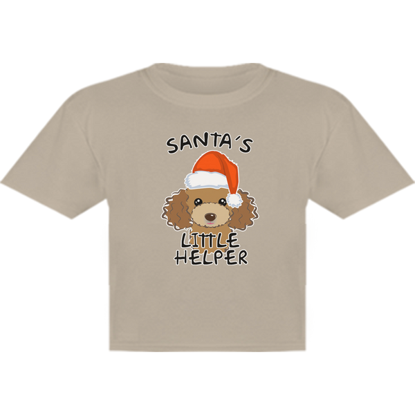 Santa's Little Helper Poodle - Youth & Infant Tee
