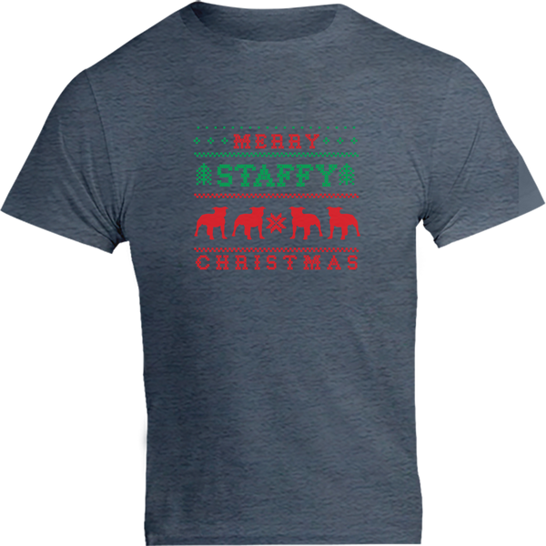Merry Staffy Christmas - Unisex Tee