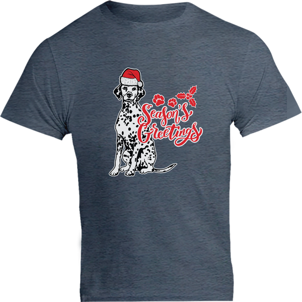 Dalmatian Season's Greetings - Unisex Tee