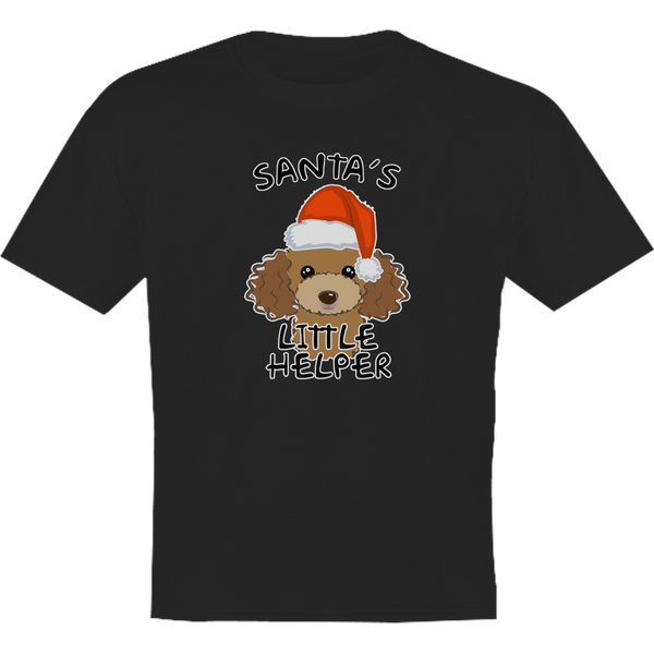 Santa's Little Helper Poodle - Youth & Infant Tee