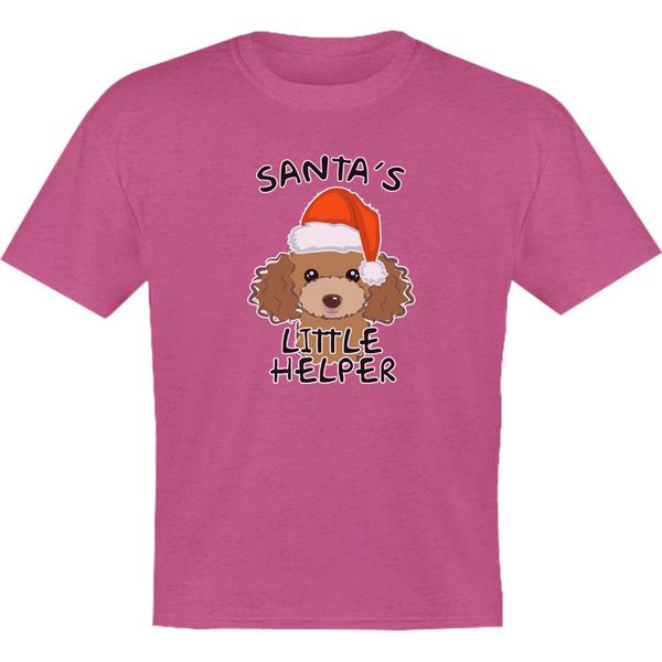 Santa's Little Helper Poodle - Youth & Infant Tee
