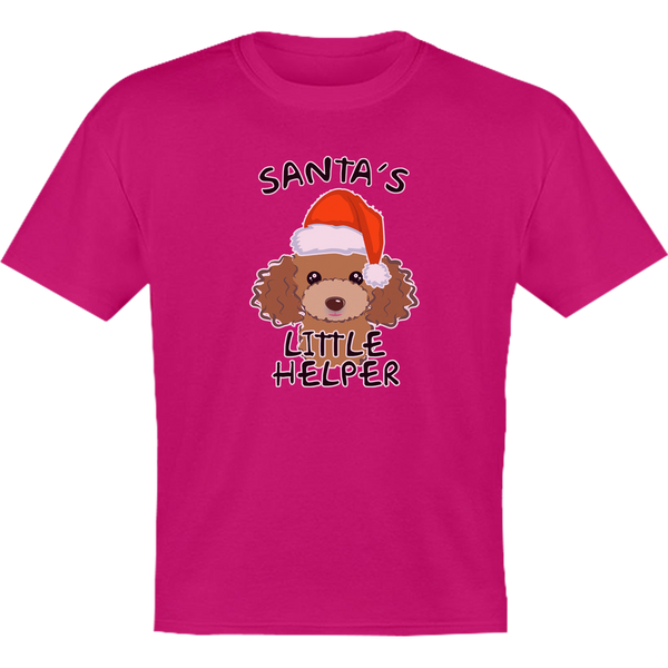 Santa's Little Helper Poodle - Youth & Infant Tee