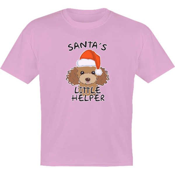 Santa's Little Helper Poodle - Youth & Infant Tee