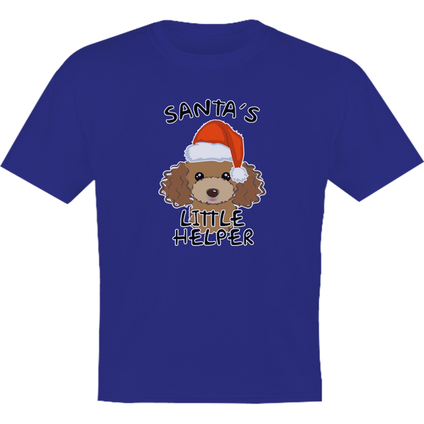 Santa's Little Helper Poodle - Youth & Infant Tee
