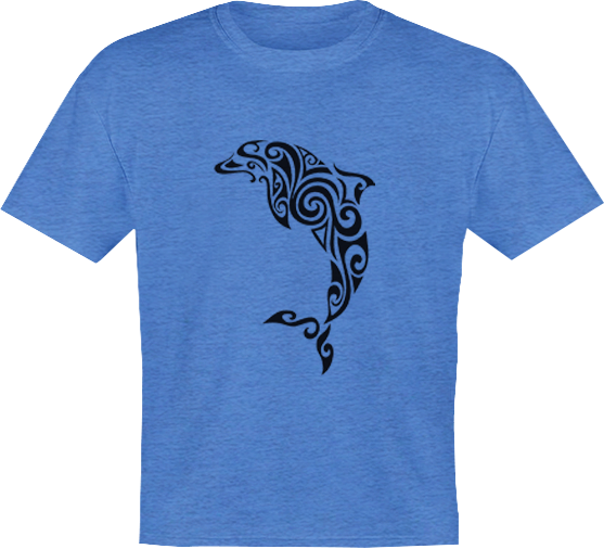 Tribal Dolphin - Youth Tee
