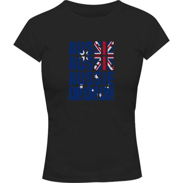Aussie, Aussie, Aussie - Ladies Slim Fit Tee
