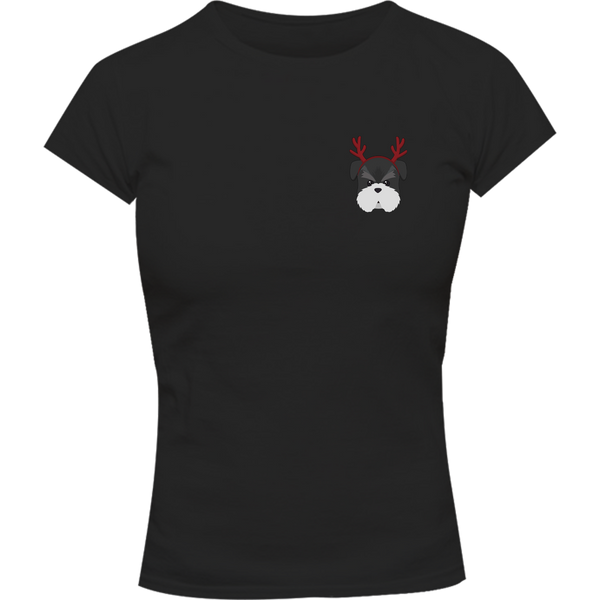 Merry Schnauzer - Ladies Slim Fit Tee