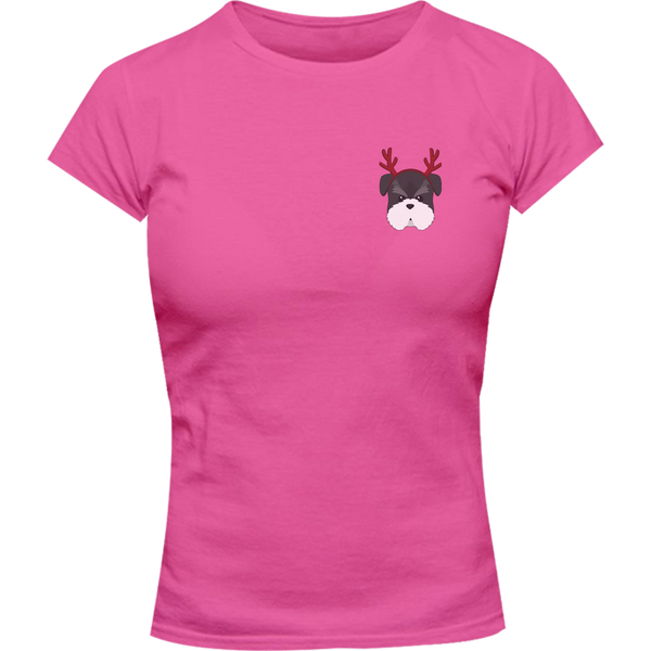 Merry Schnauzer - Ladies Slim Fit Tee