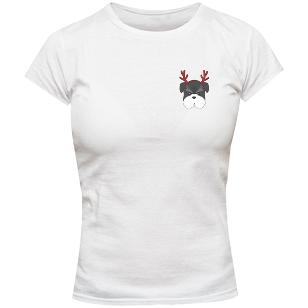 Merry Schnauzer - Ladies Slim Fit Tee