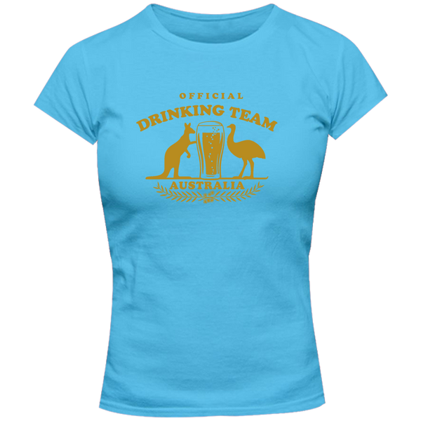 Official Drinking Team - Ladies Slim Fit Tee