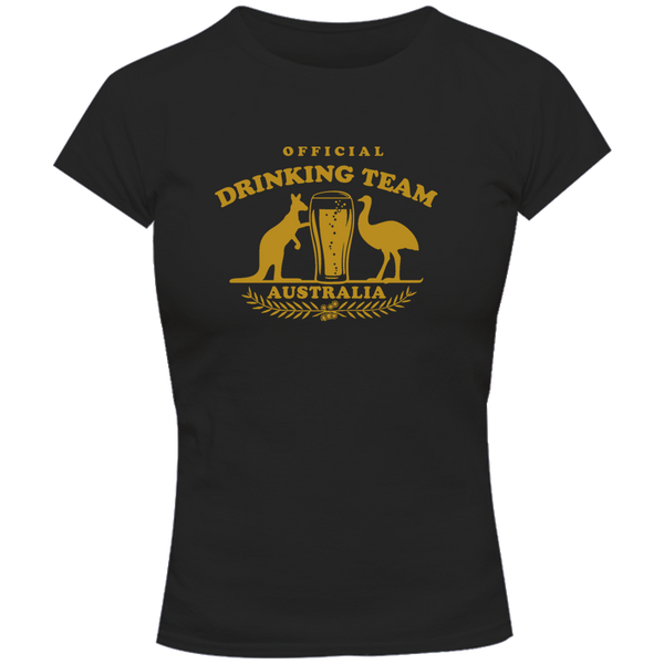 Official Drinking Team - Ladies Slim Fit Tee