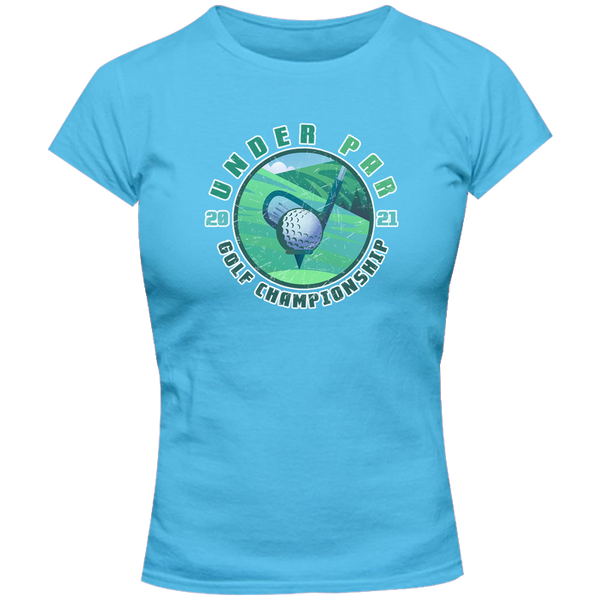 Under Par Golf Championship - Ladies Slim Fit Tee