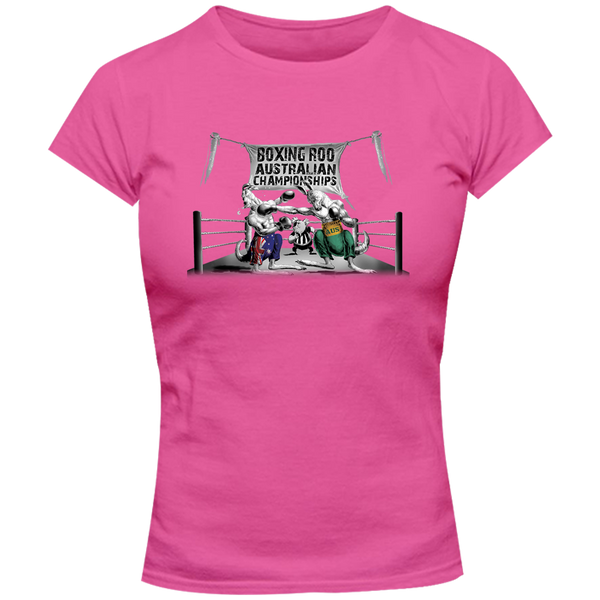 Boxing Roo Championships - Ladies Slim Fit Tee