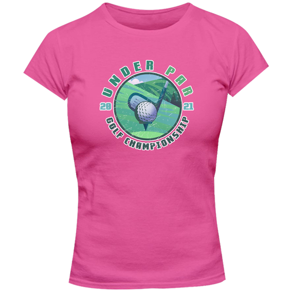 Under Par Golf Championship - Ladies Slim Fit Tee