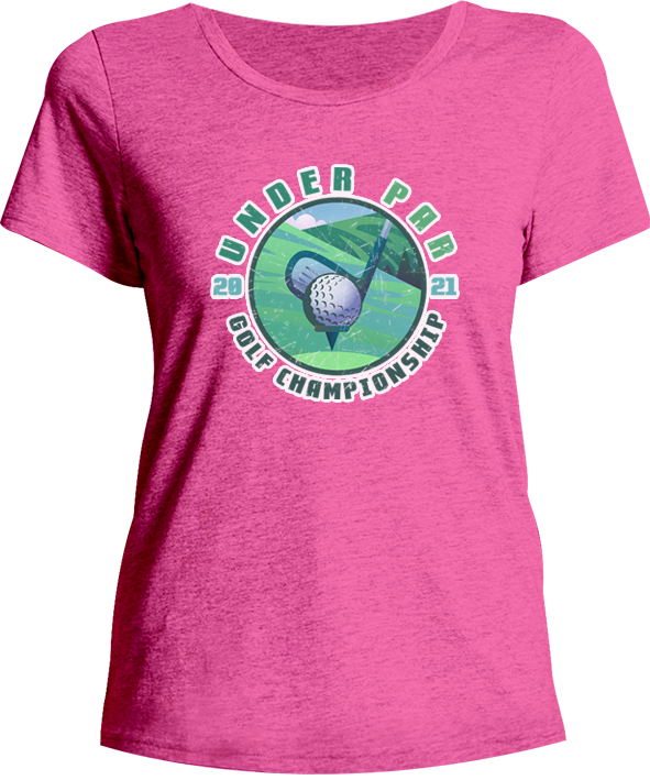Under Par Golf Championship - Ladies Relaxed Fit Tee