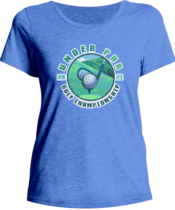 Under Par Golf Championship - Ladies Relaxed Fit Tee