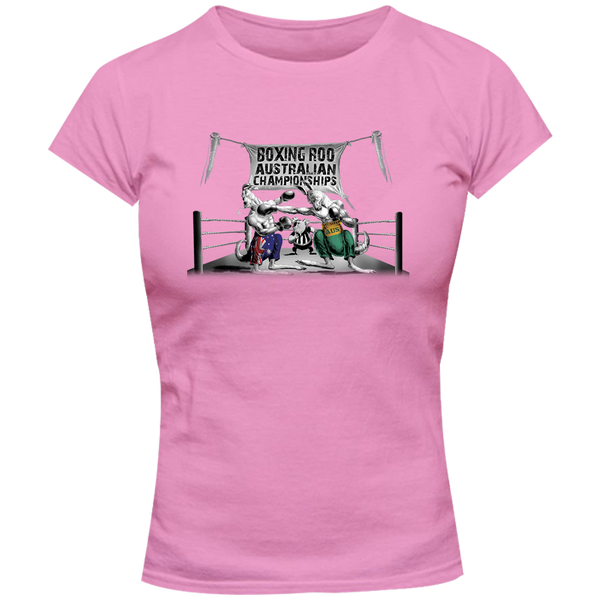 Boxing Roo Championships - Ladies Slim Fit Tee
