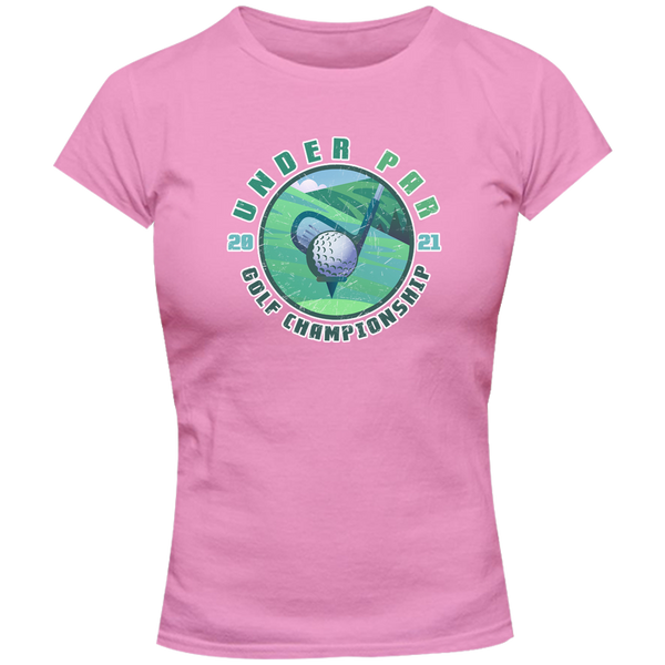 Under Par Golf Championship - Ladies Slim Fit Tee