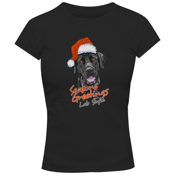 Lab Style Christmas - Ladies Slim Fit Tee