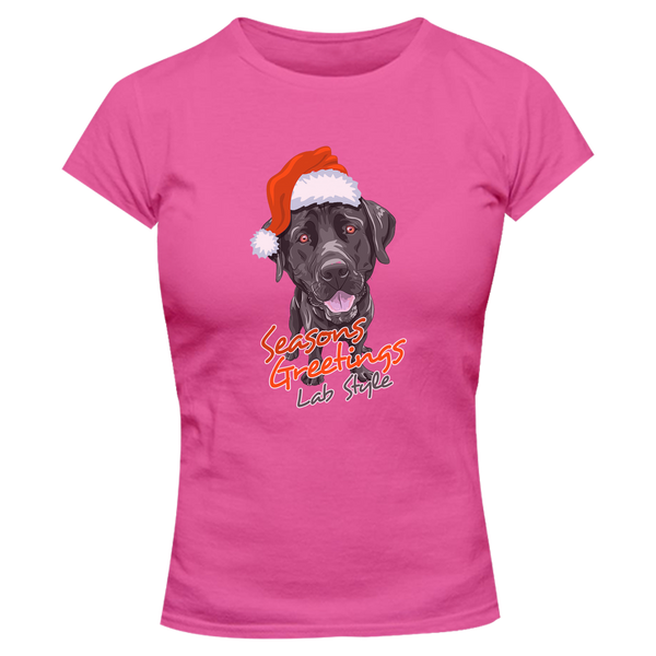 Lab Style Christmas - Ladies Slim Fit Tee