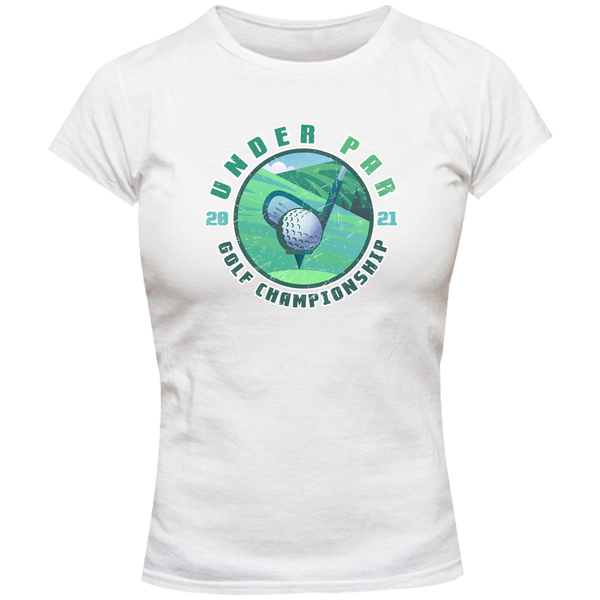 Under Par Golf Championship - Ladies Slim Fit Tee