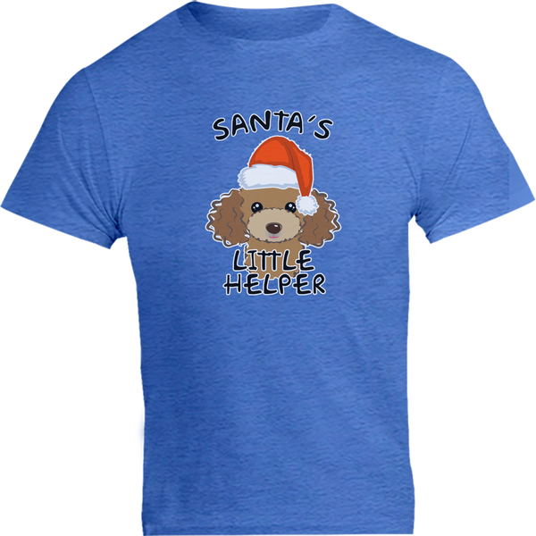 Santa's Little Helper Poodle - Unisex Tee