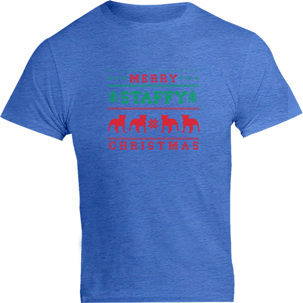 Merry Staffy Christmas - Unisex Tee