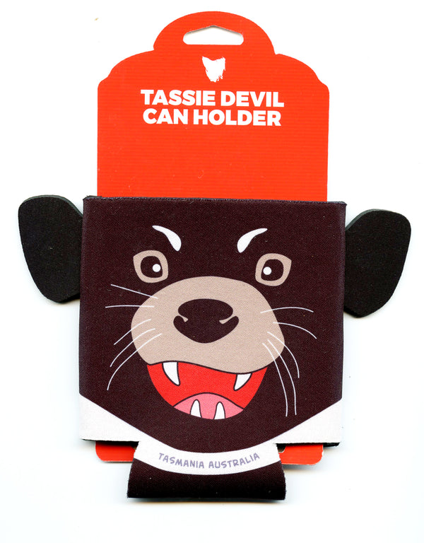 Can Holder - Tasmanian Devil with Ears