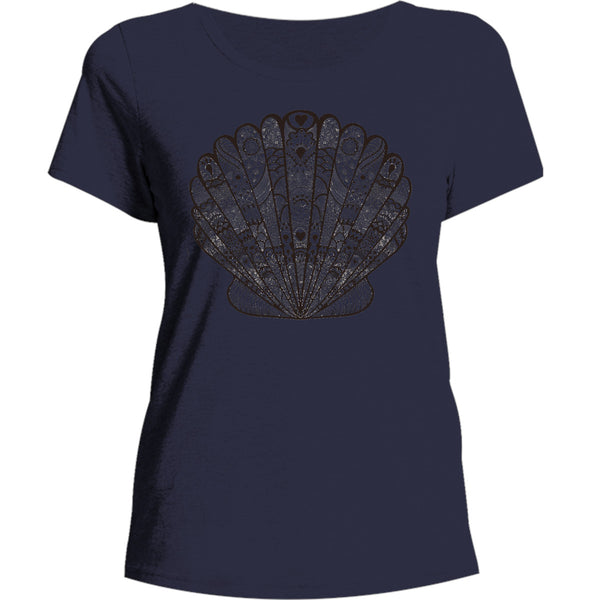 Mosaic Shell - Ladies Burnout Tee