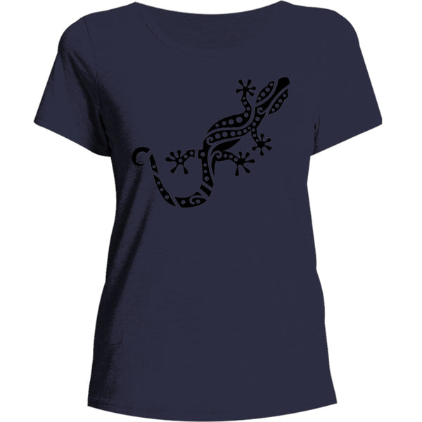 Tribal Gecko - Ladies Burnout Tee