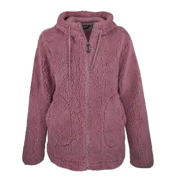 Super Soft Sherpa Hooded Full Zip - Ladies