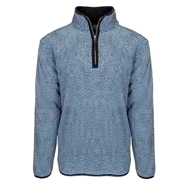 Mens Bonded Softy 1/4 Zip Pullover