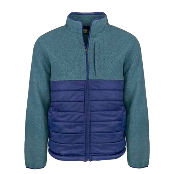 Mixed Media Full Zip Jacket