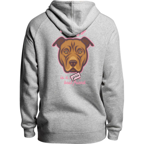 A Staffy Is A Girls Best Friend - Unisex Hoodie - Plus Size