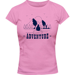 Adventure - Ladies Slim Fit Tee - Graphic Tees Australia