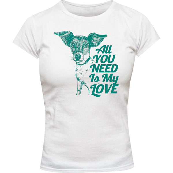 All You Need Is My Love - Ladies Slim Fit Tee