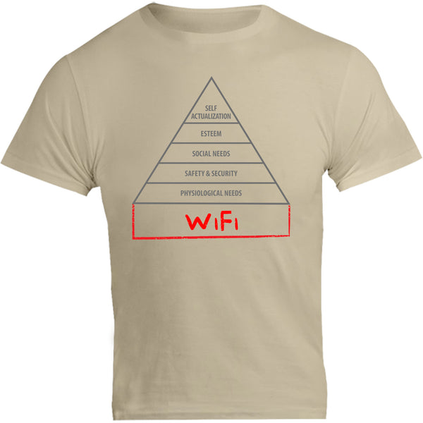 Basic Human Needs Pyramid - Unisex Tee - Graphic Tees Australia