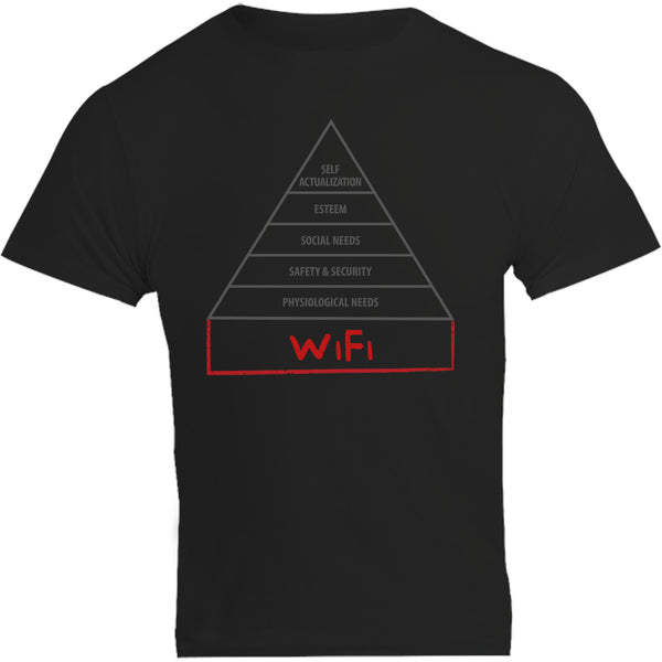 Basic Human Needs Pyramid - Unisex Tee - Graphic Tees Australia