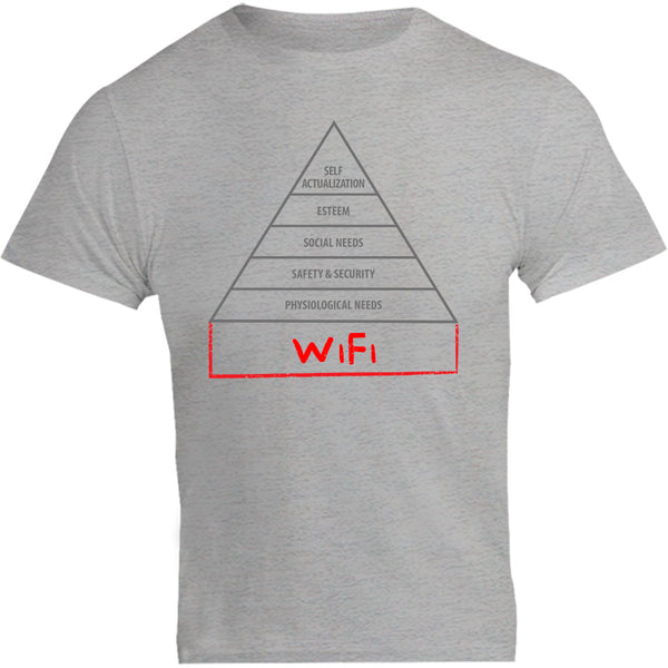 Basic Human Needs Pyramid - Unisex Tee - Graphic Tees Australia