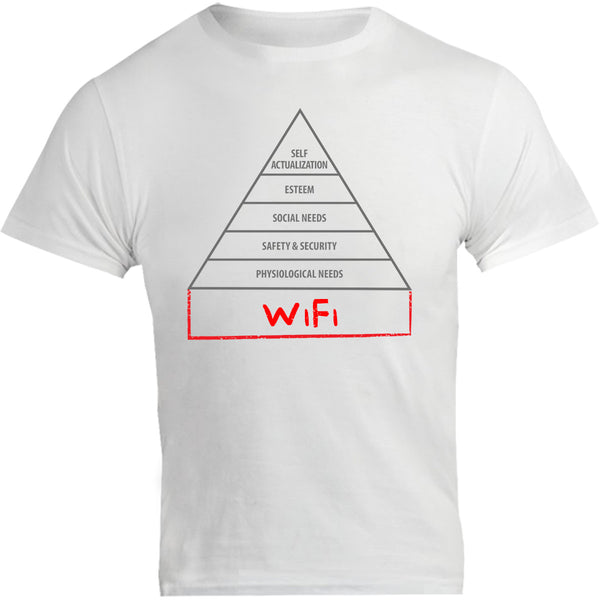 Basic Human Needs Pyramid - Unisex Tee - Graphic Tees Australia